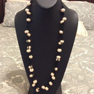 Luck Brand long beaded necklace